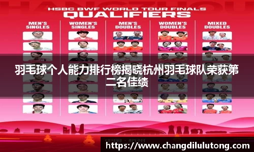 羽毛球个人能力排行榜揭晓杭州羽毛球队荣获第二名佳绩